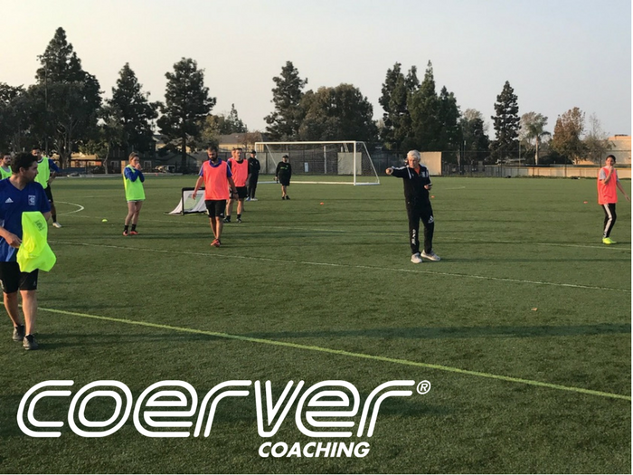 Technical Update conducted by Coerver Coaching Co-Founder Charlie Cooke