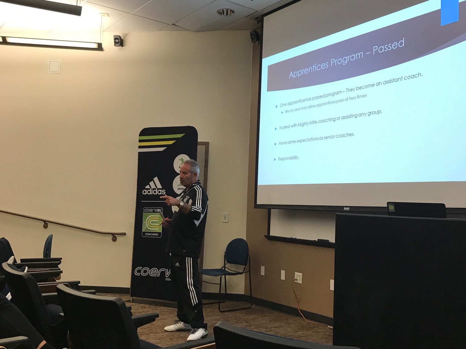 Coerver Coaching Colorado Director and former New York Cosmos Player, Chelo Curi